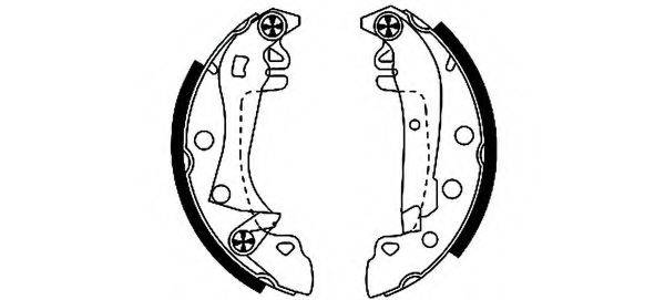 PAGID H8110 Комплект гальмівних колодок