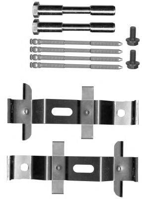 PAGID K0672 Комплектуючі, колодки дискового гальма