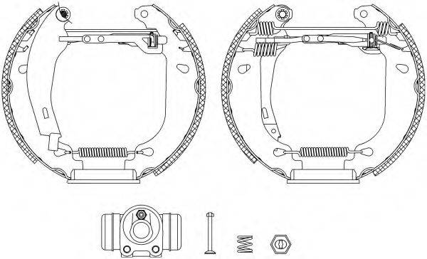 PAGID R1080 Комплект гальмівних колодок