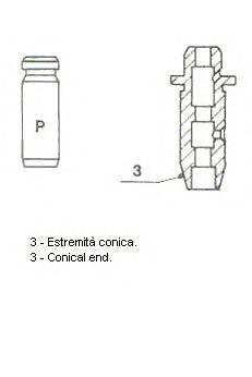 METELLI 012056 Напрямна втулка клапана