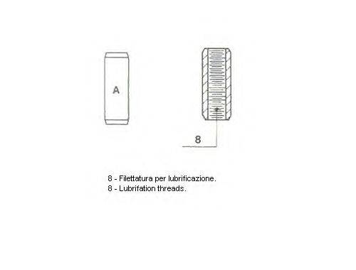 METELLI 012078 Напрямна втулка клапана