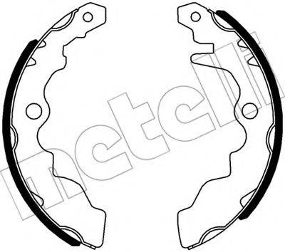 METELLI 530630 Комплект гальмівних колодок