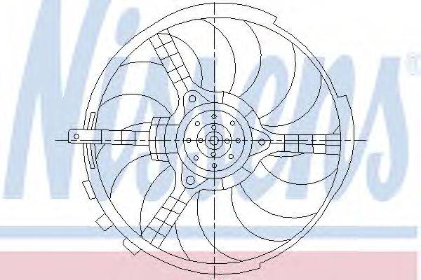 NISSENS 85037 Вентилятор, охолодження двигуна