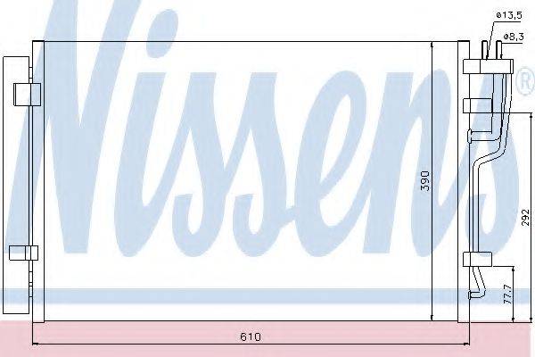 NISSENS 940006 Конденсатор, кондиціонер