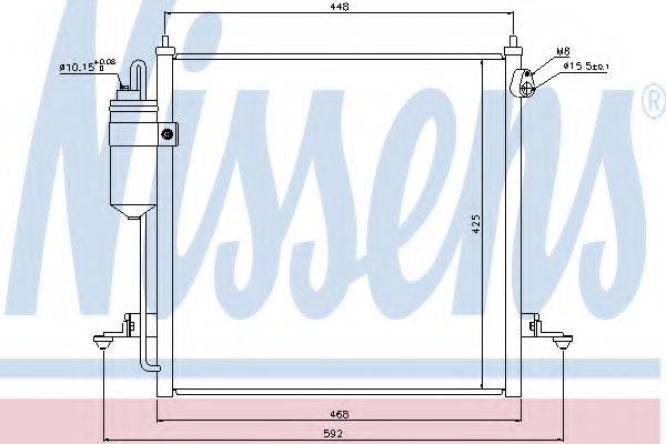 NISSENS 940068 Конденсатор, кондиціонер