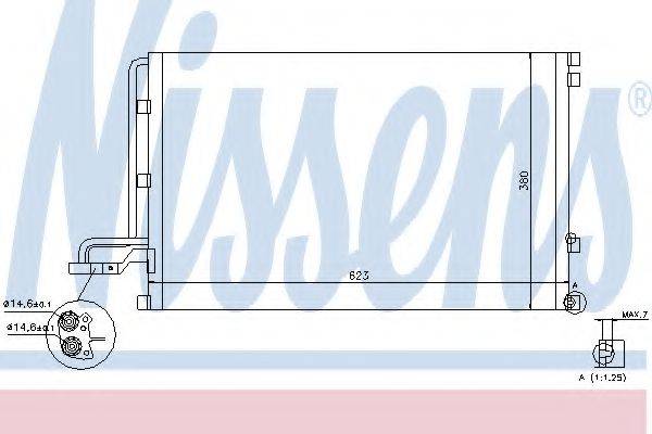 NISSENS 940087 Конденсатор, кондиціонер