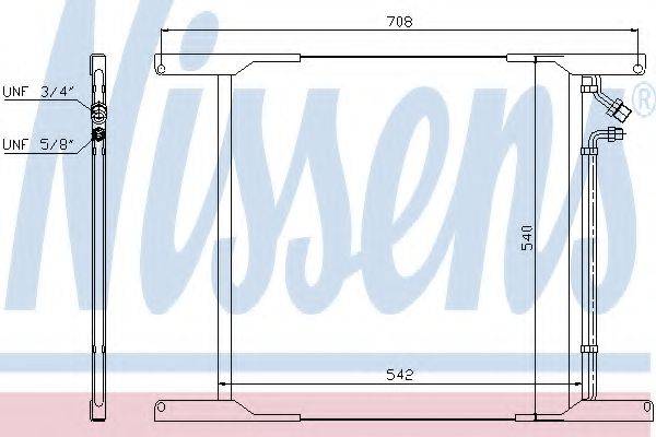 NISSENS 940336 Конденсатор, кондиціонер