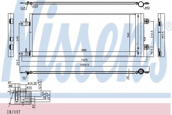 NISSENS 940409 Конденсатор, кондиціонер