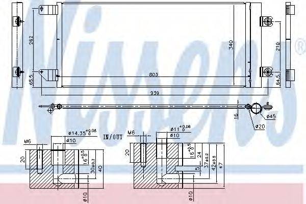 NISSENS 940495 Конденсатор, кондиціонер