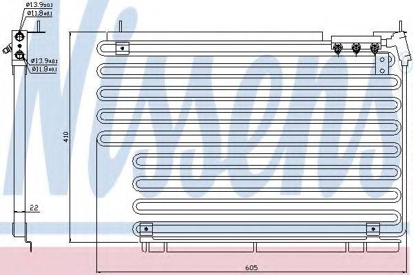 NISSENS 94216 Конденсатор, кондиціонер