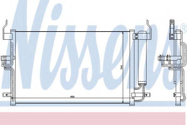 NISSENS 94448 Конденсатор, кондиціонер