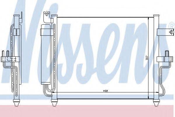 NISSENS 94452 Конденсатор, кондиціонер