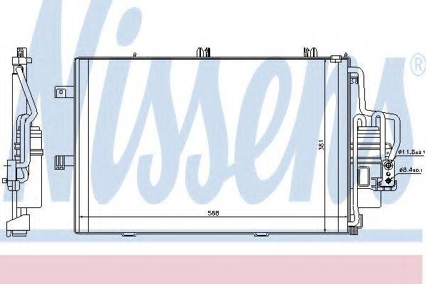 NISSENS 94546 Конденсатор, кондиціонер