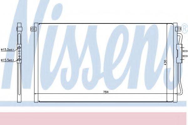 NISSENS 94716 Конденсатор, кондиціонер