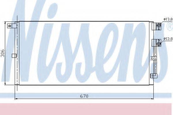 NISSENS 94916 Конденсатор, кондиціонер