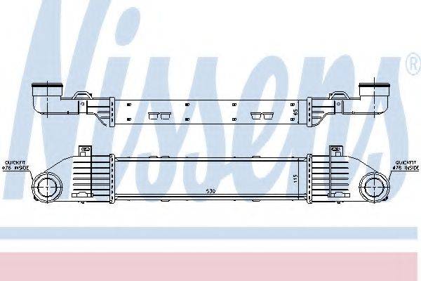 NISSENS 96787 Інтеркулер