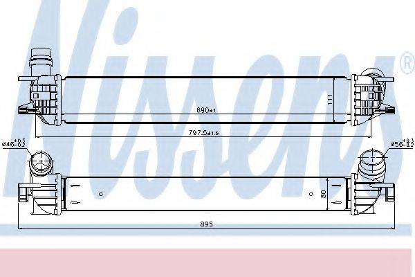 NISSENS 96502 Інтеркулер