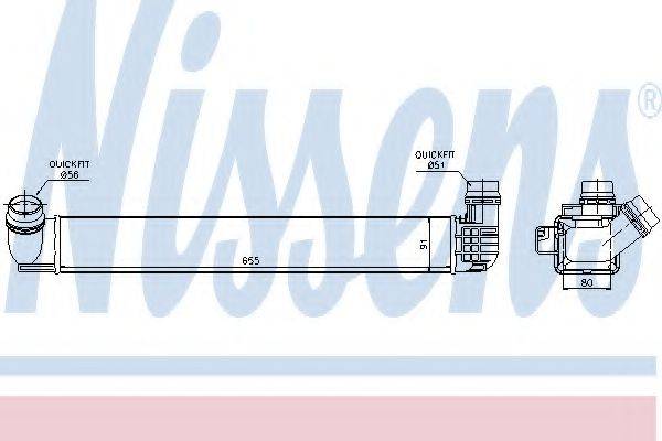 NISSENS 96545 Інтеркулер