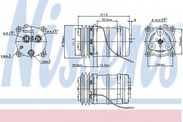 NISSENS 899914 Компресор, кондиціонер