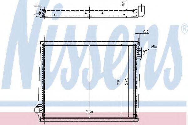 NISSENS 64068A Радіатор, охолодження двигуна