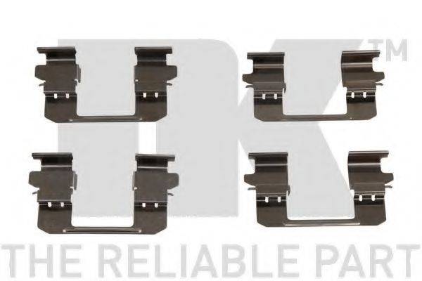 NK 79141834 Комплектуючі, колодки дискового гальма