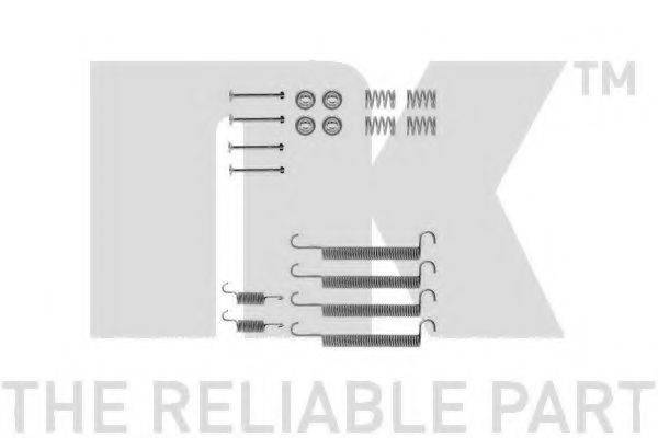 NK 7939559 Комплектуючі, гальмівна колодка