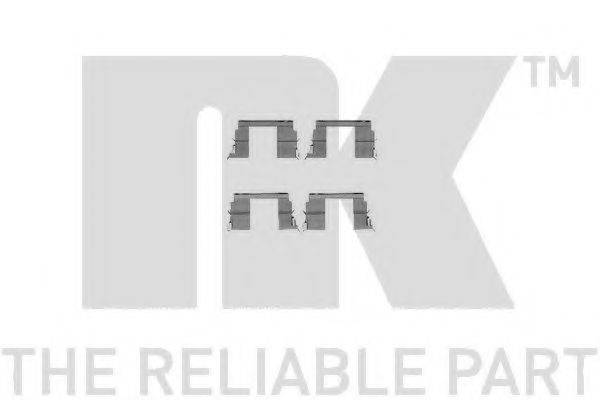 NK 79441783 Комплектуючі, колодки дискового гальма