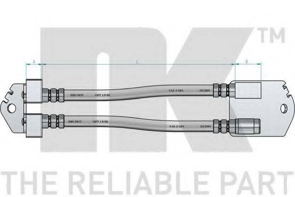 NK 8525141 Гальмівний шланг