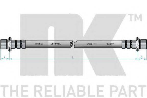 NK 8545183 Гальмівний шланг