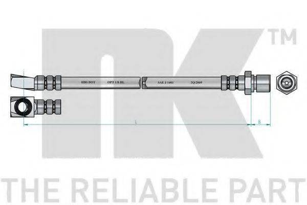 NK 853633 Гальмівний шланг