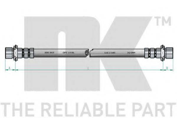 NK 854587 Гальмівний шланг