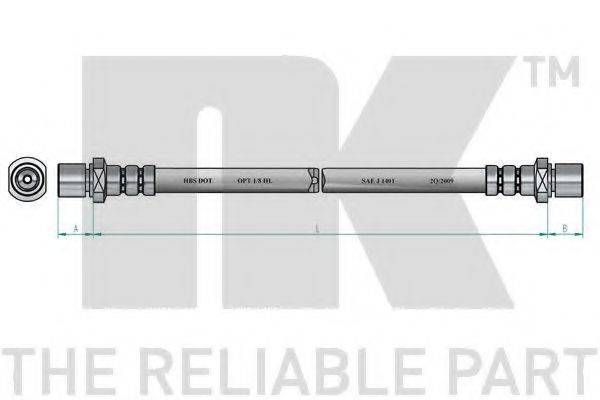 NK 854403 Гальмівний шланг