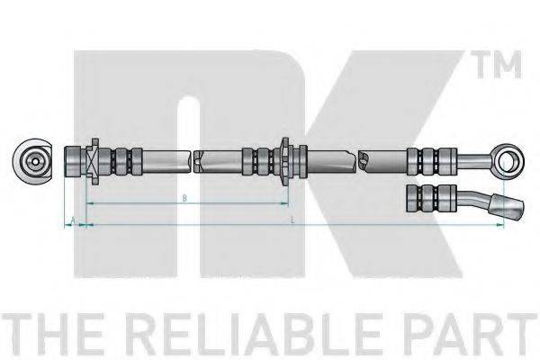 NK 852635 Гальмівний шланг