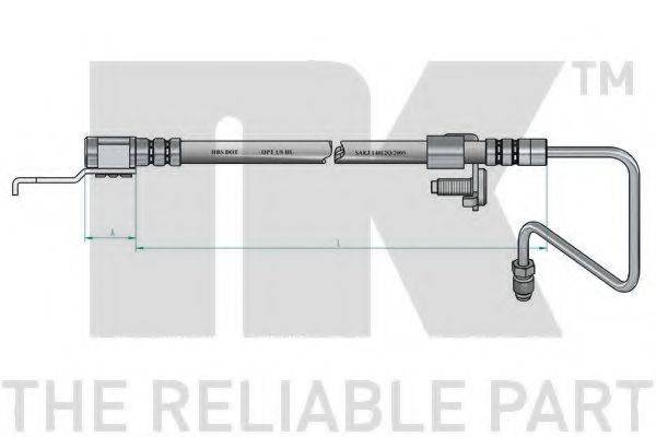 NK 852598 Гальмівний шланг