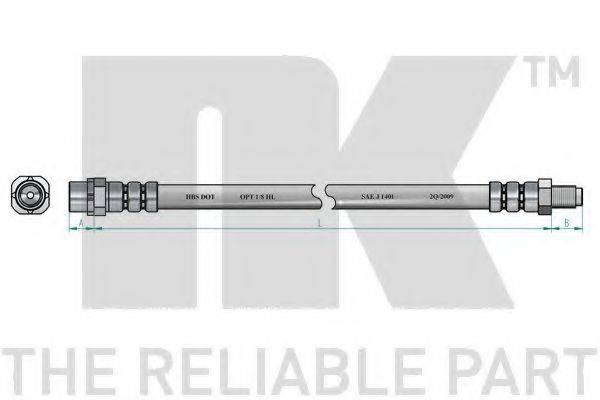 NK 851522 Гальмівний шланг