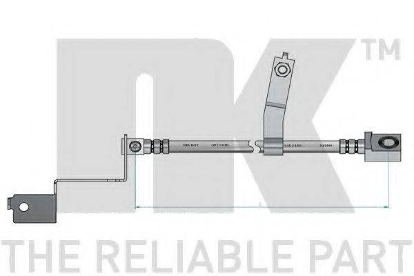 NK 859304 Гальмівний шланг