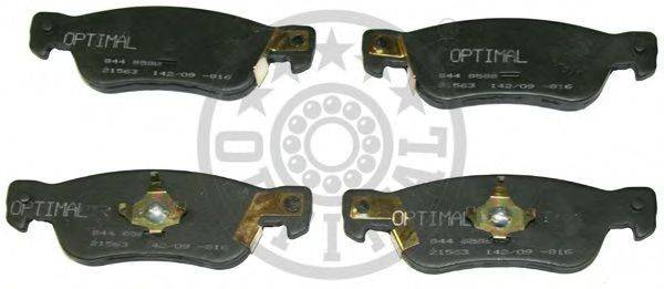 OPTIMAL 9599 Комплект гальмівних колодок, дискове гальмо