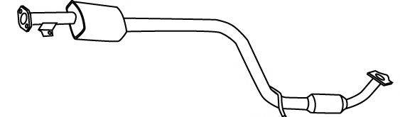 WALKER 19209 Середній глушник вихлопних газів