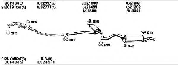 WALKER AD25066 Система випуску ОГ