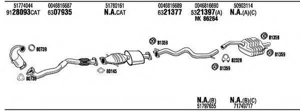 WALKER ARH16441BA Система випуску ОГ