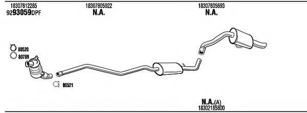 WALKER BWH32676A Система випуску ОГ