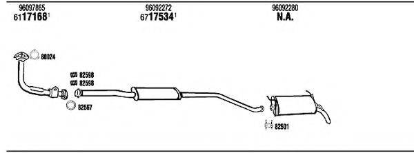 WALKER CI15027 Система випуску ОГ