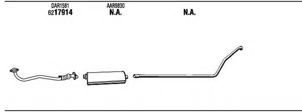 WALKER DF50013 Система випуску ОГ