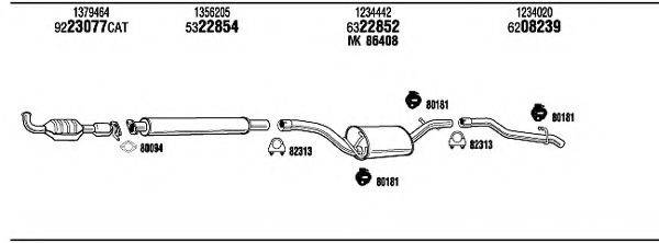 WALKER FOK18379A Система випуску ОГ