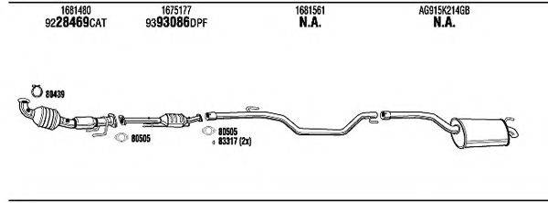 WALKER FOK33347A Система випуску ОГ