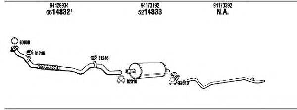 WALKER IS10002 Система випуску ОГ