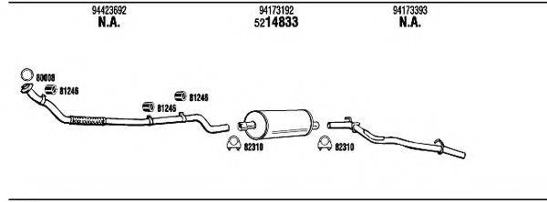WALKER IS10003 Система випуску ОГ