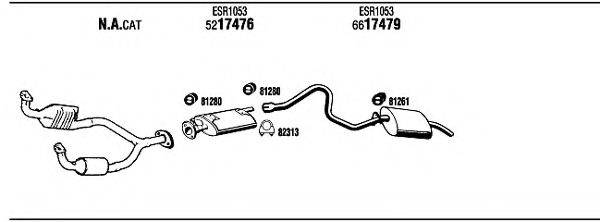 WALKER RV60111 Система випуску ОГ