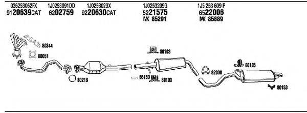 WALKER SKT15917A Система випуску ОГ