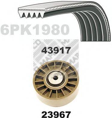 MAPCO 23917 Полікліновий ремінний комплект